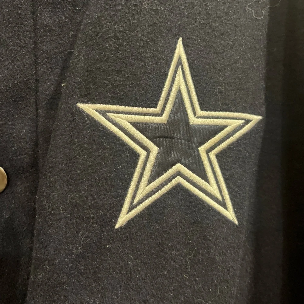 NFL Black Jacket with Silver Accents